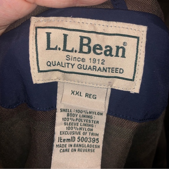 Ll bean mens casual full zip jacket size xxl - Picture 7 of 7